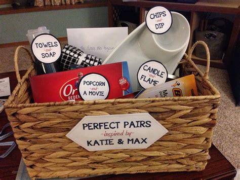 "Perfect pairs" bridal shower gift inspired by http://www.celebrations.com/c/content/diy-bridal ...