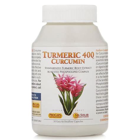 Turmeric-400 - 30 Capsules - 8282193 | HSN | Andrew lessman, Turmeric, Turmeric root extract