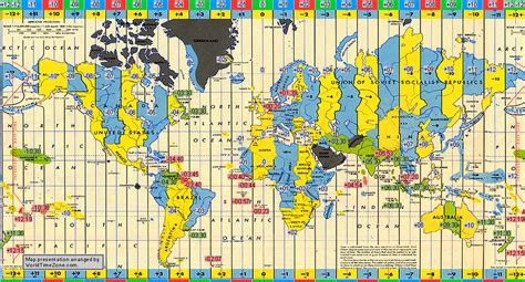 Standard Time Zone chart of the World in 1920- map presentation ...