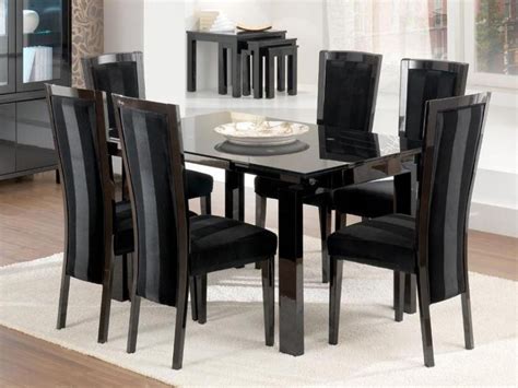 2024 Latest Black Extendable Dining Tables Sets