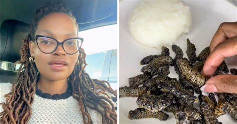 Woman’s TikTok Video on Cooking Mopani Worms Goes Viral Clocking 5.3 ...