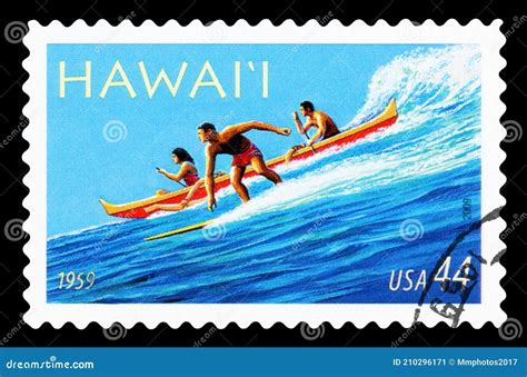 Hawaii Statehood 1959, Hawaii Islands, When Hawaii Became The 50th State Editorial Image ...