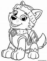 PAW Patrol Everest Coloring Page Printable sketch template