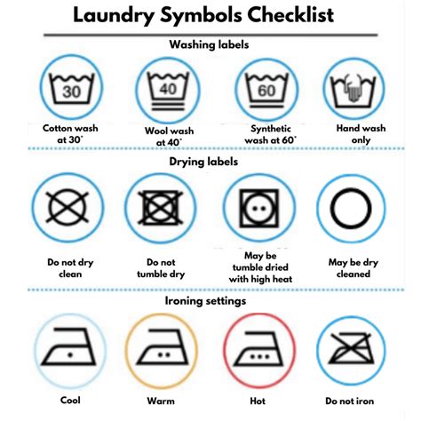 Laundry Symbols SVG Vector Bundle, Wash Label Icons Svg, Laundry Icons Svg, Washing Guide ...