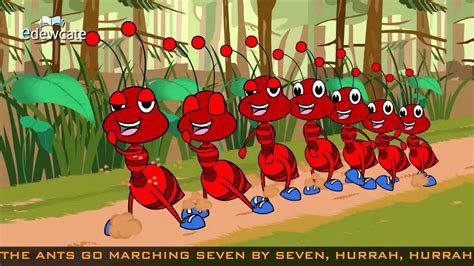 The ants go marching one - YouTube