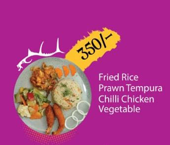 Fried Rice+Prawn Tempura+Chilli Chicken+Vegetable – Taj Food Park