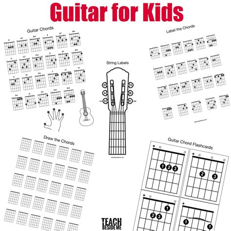 Guitar Chord Flash Cards Printable - Printable Card Free