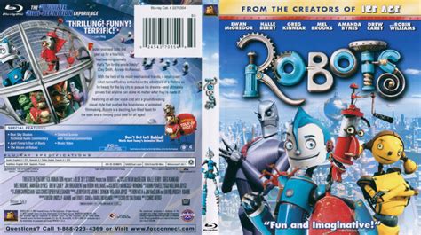 Robots Blu-Ray DVD Cover (2005)