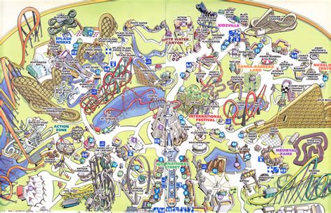 Canadas Wonderland Map | Color 2018