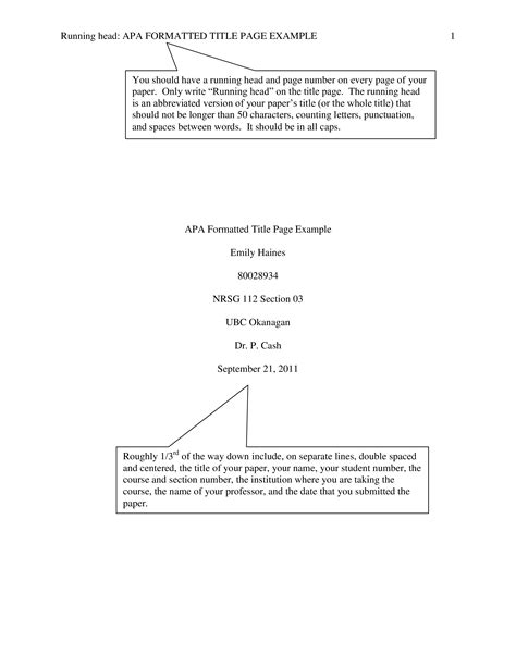 Title Page Setup Cover Page Format Apa Essay Format Apa Template - Riset