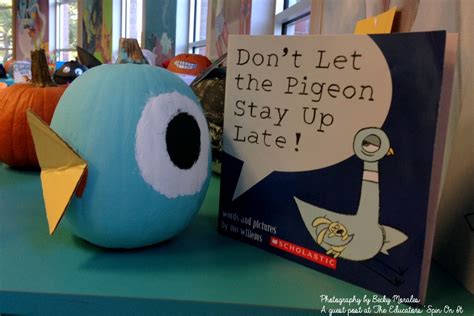 Directions on how to make the Don't Let the Pigeon Stay Up Late! Inspired Story Book Pumpkin ...