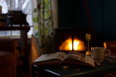 Images Gratuites : livre, chaud, chalet, Feu, confortable, cheminée ...