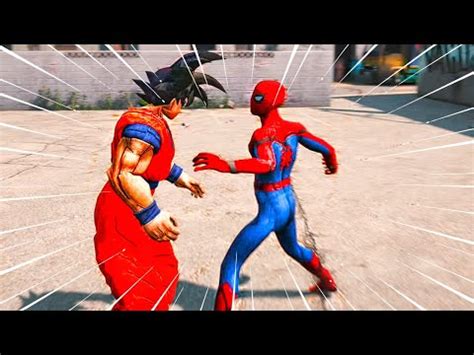 GOKU VS SPIDERMAN - YouTube