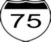 I-75 Sign Clip Art at Clker.com - vector clip art online, royalty free & public domain