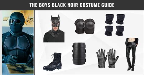 The Boys Black Noir Costume Guide - USA Jackets