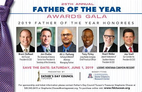 25th Annual FATHER OF THE YEAR Awards Gala – BizTUCSON