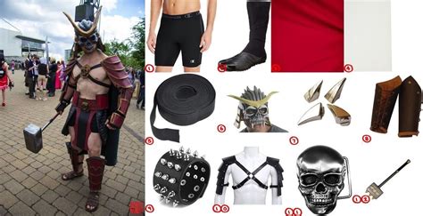 Dress Like Shao Kahn from Mortal Kombat Costume for Cosplay & Halloween