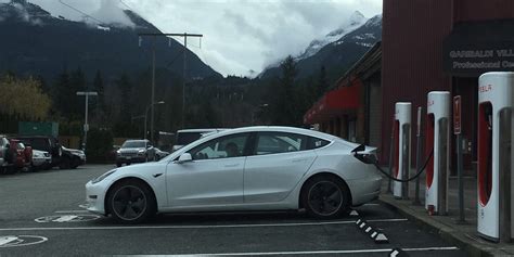 First Tesla Model 3 in Canada was spotted near the Rockies | Electrek