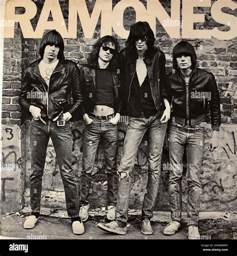 New York City, NY, USA, "The Ramones" Punk Rock Record Collection ...