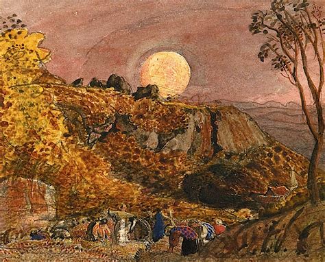 Harvest Moon, Shoreham Painting | Samuel Palmer Oil Paintings