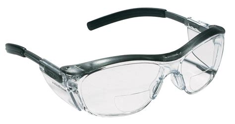 3M Readers Safety Glasses, Black Frame, Clear Lens, +2.5 — LIfe and Home