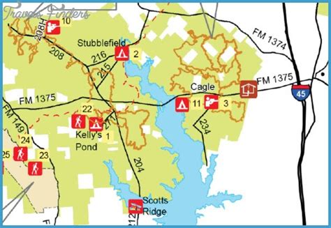 Lone Star Hiking Trail Map