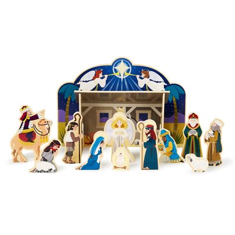 Wooden Christmas Nativity Set (Pre-order) - Urban Babies & Kids