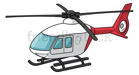 Light Helicopter Cartoon Vector Clipart - FriendlyStock