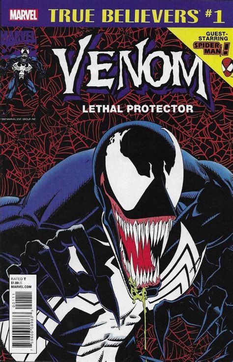 Marvel Venom Lethal Protector comic issue 1 True Believers Classic reprint Venom Comic Book ...