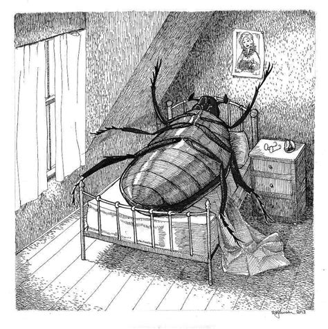 illustration of Kafka's Metamorphosis, unknown artist Arte Horror ...