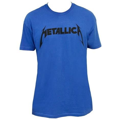 Bravado - Metallica Logo Blue T-Shirt - Walmart.com - Walmart.com