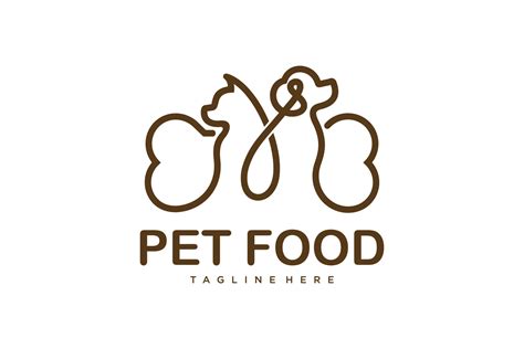 pet food logo design vector, Pet vector illustration 23846532 Vector Art at Vecteezy