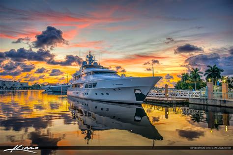 Palm Harbor Marina Sunrise West Palm Beach Florida