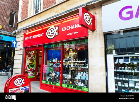 CEX Entertainment exchange shop, outside, exterior, facade, front, Lincoln City Lincolnshire UK ...