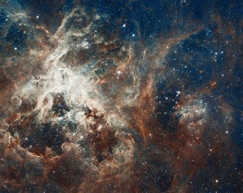 Hubble space telescope captures 'starburst' in heart of Tarantula ...