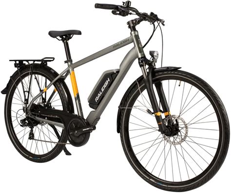 Raleigh Array Crossbar Hybrid Electric bike 2020 Grey / yellow