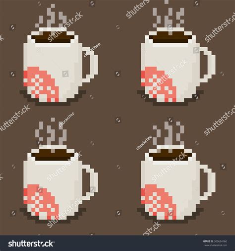 Pixel Art Mug Sprite Sheet Steam Stock Vector (Royalty Free) 309634160 | Shutterstock