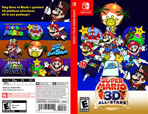 My Version of the Super Mario 3D All-Stars BoxArt, i made this to look more like the original ...