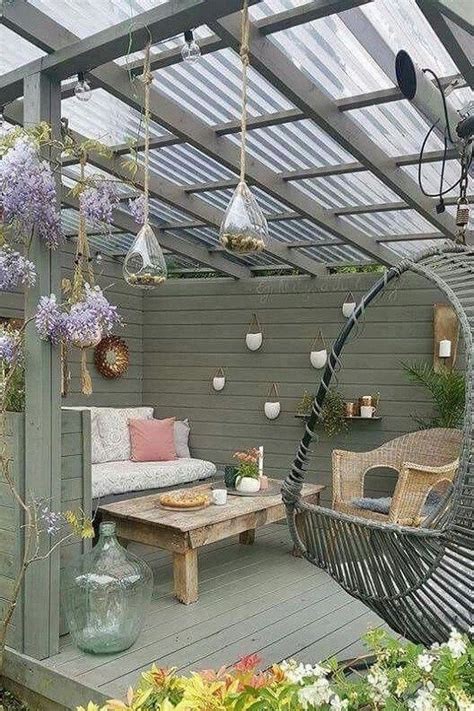 Stylish Pergola Design with Swing and Hangings