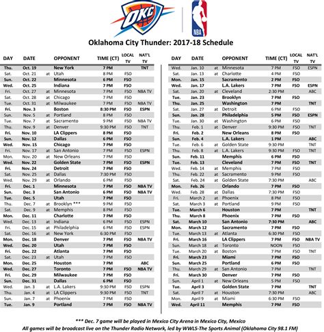 Thunder Schedule 2024 2024 - Astra Candace