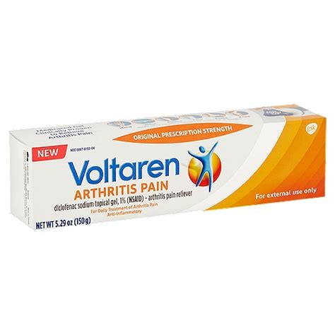 Voltaren Arthritis Pain Diclofenac Sodium Topical Gel, 5.29 oz