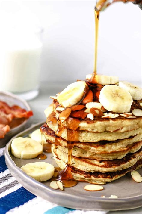 Almond Banana Pancakes » Perfect for Overripe Bananas