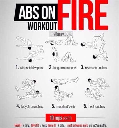 Abs workout | Abs on fire workout, Reverse crunches, Workout