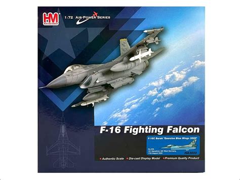 F-16 Fighting Falcon Airplane Model 1:72 Scale