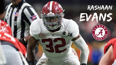 Rashaan Evans || "Blade" || Alabama Career Highlights || 2014 - 2018 ...