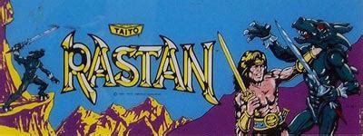 Rastan arcade game title screen - asrposboutique