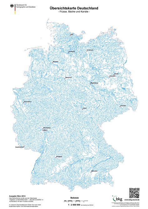 official map of every river, stream and canal in Germany : r/MapPorn