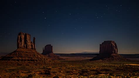 Brown wooden bed frame with white mattress, desert, starry night, landscape, nature HD wallpaper ...