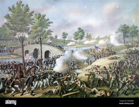 The Battle of Antietam, September 17, 1862 Stock Photo - Alamy