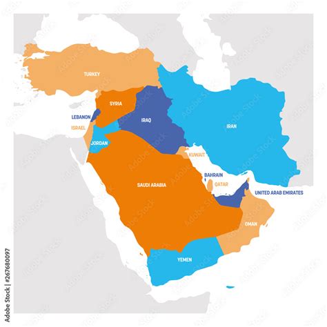 West Asia Political Map West Asia Map Middle East Map - vrogue.co